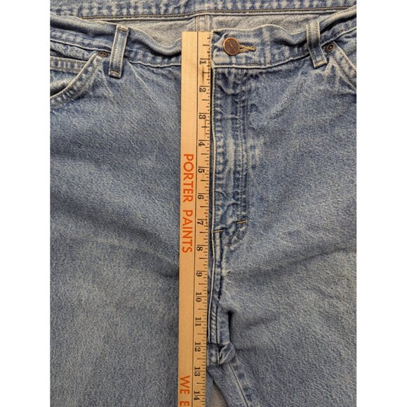 Dickies Jeans Mens 36x30 Blue Straight Leg Regular Fit Light Wash Zip Fly Y2K - Picture 5 of 12